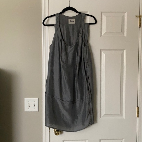 Authentic Acne Shift Dress w Sash - Picture 2 of 5